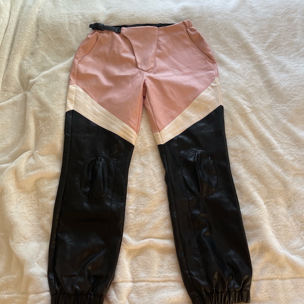 Jaded London Vegan Leather Trousers